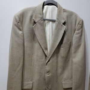 OSCAR DE LA RENTA Mens Blazer Suit Jacket Sz 44R